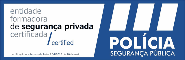 Entidade formadora de segurança privada certificada pela Polícia de Segurança Pública